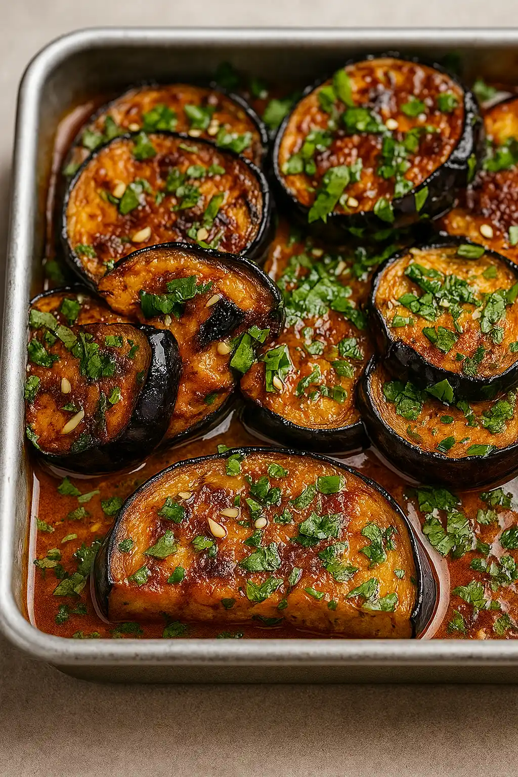 חצילים מטוגנים מרוקאים