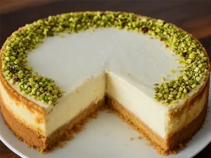 עוגת גבינה עם קרם שמנת