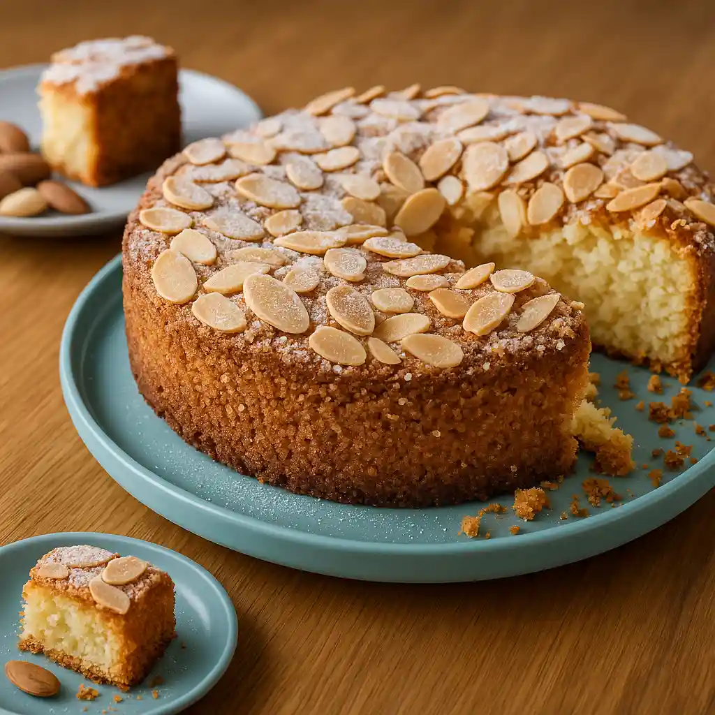 עוגת שקדים וקוקוס בחושה